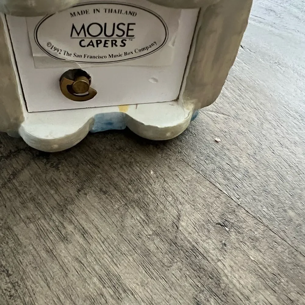 Vintage 1992 Mouse Capers Car San Francisco Music Box. NWT. Shop.